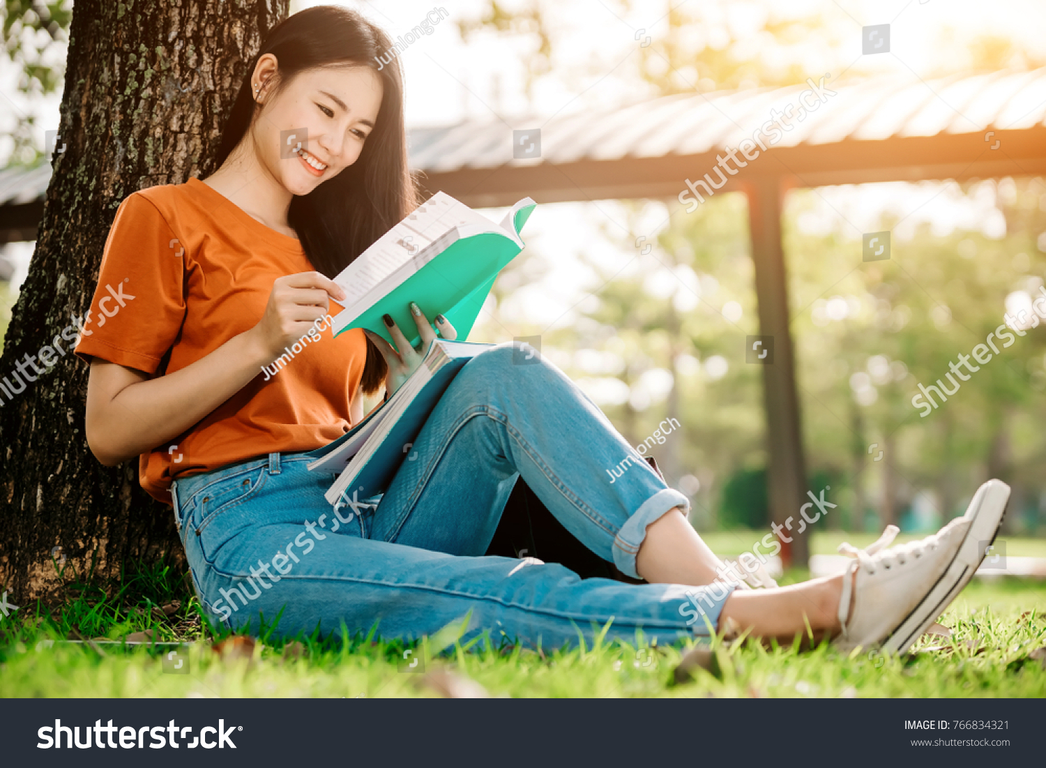 Young Teen Asian Girl Student University Stock Photo 766834321 