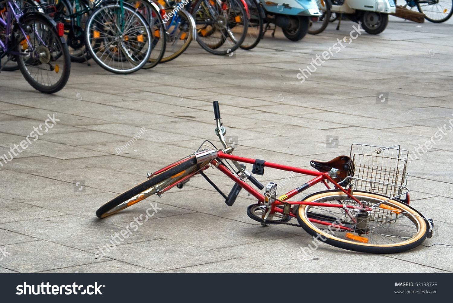 bike on the floor