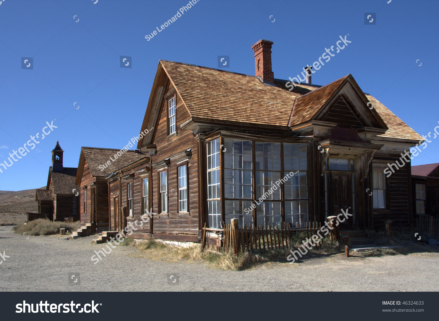 Abandoned Building From The California Gold Rush Stock Photo 46324633 ...