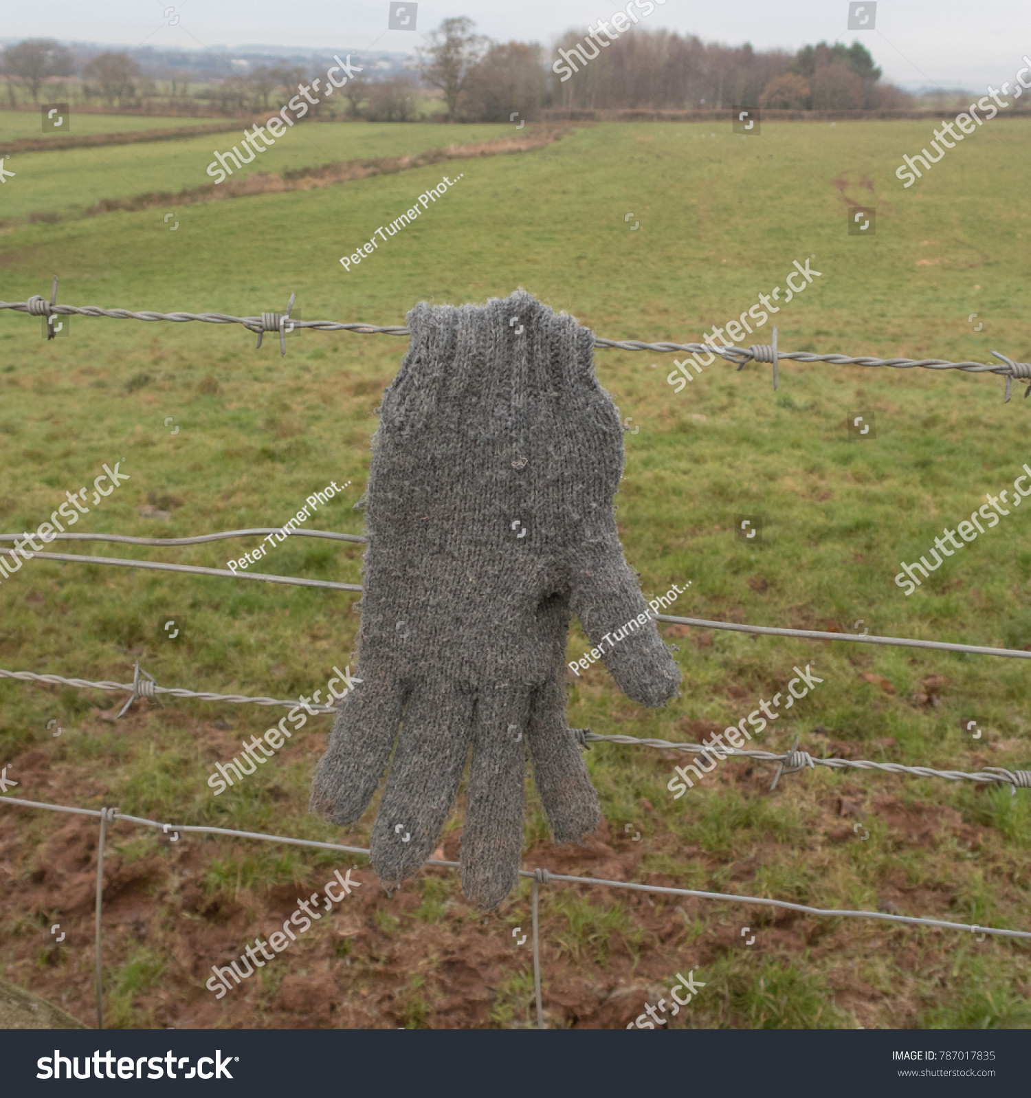 barb wire fencing gloves