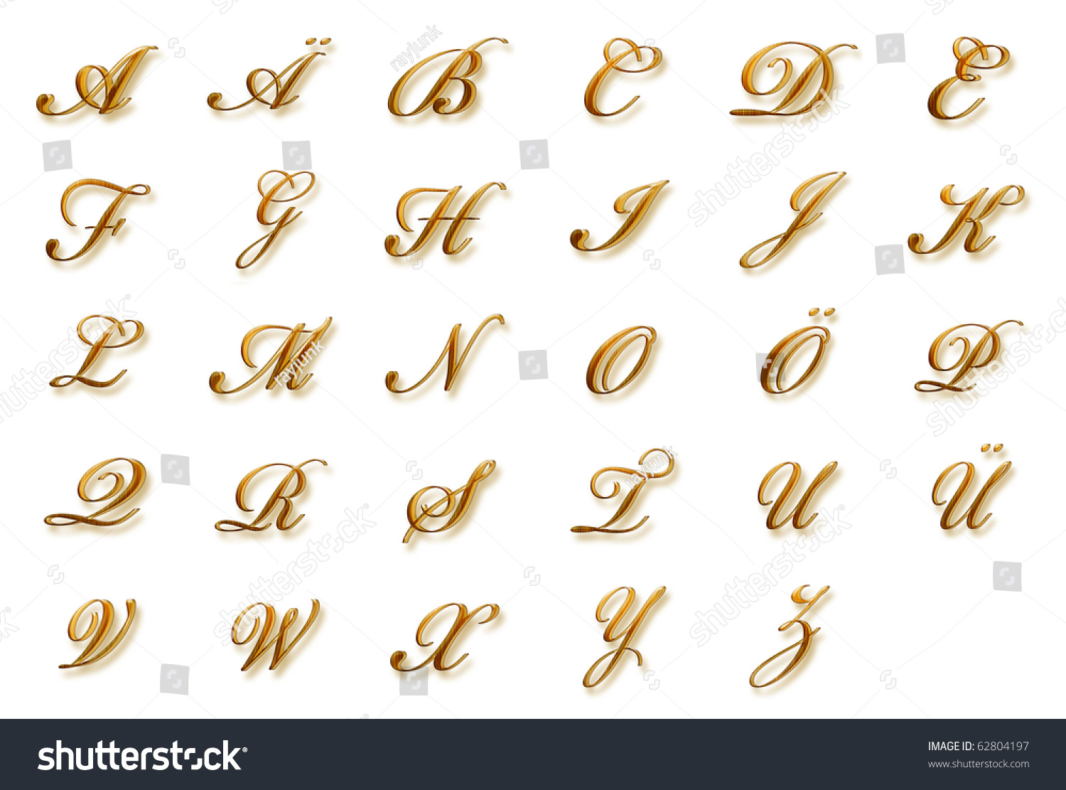 Abc Letters Stock Photo 62804197 : Shutterstock