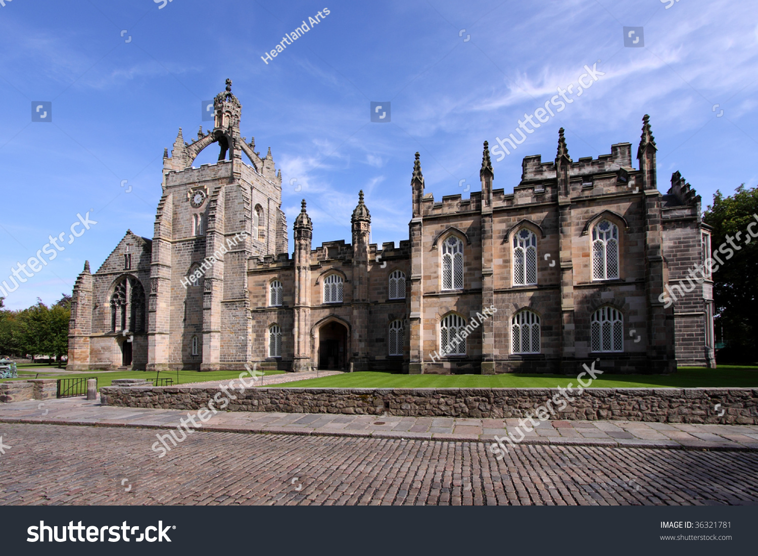 Aberdeen University Kings College Building Captured库存照片36321781 ...