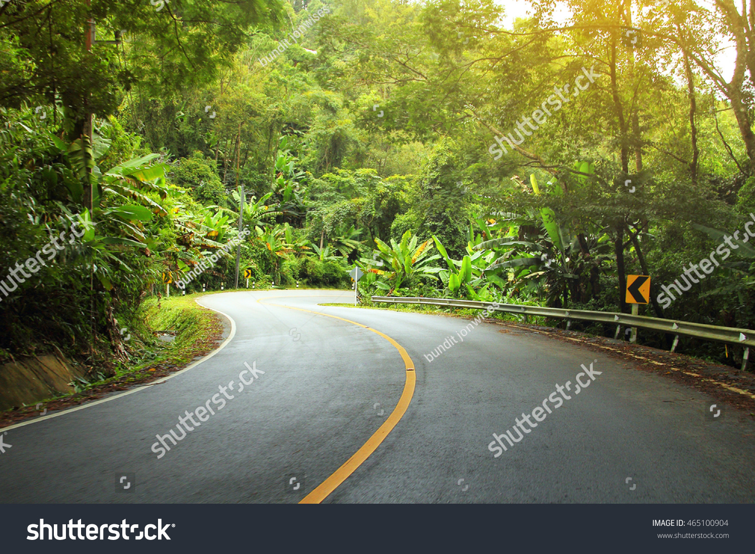 Abstract Background Route Journey Amidst Natural Stock Photo