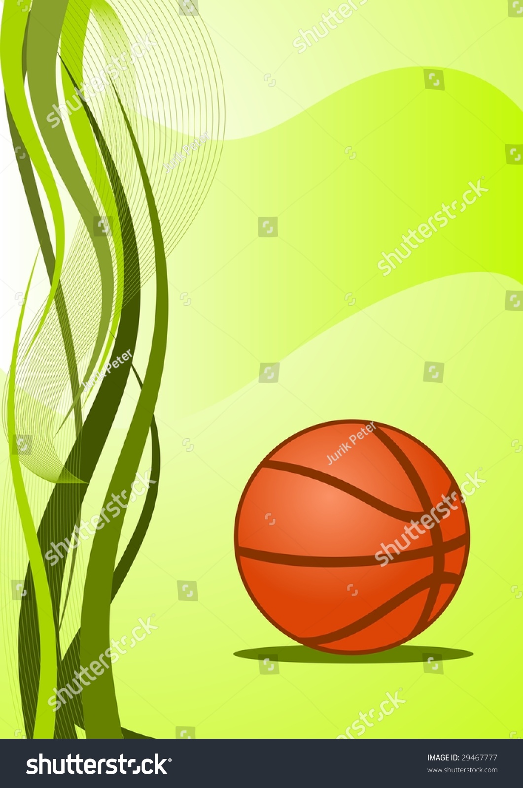 Abstract Basketball Background ( Vector Illustration ) - 29467777 ...