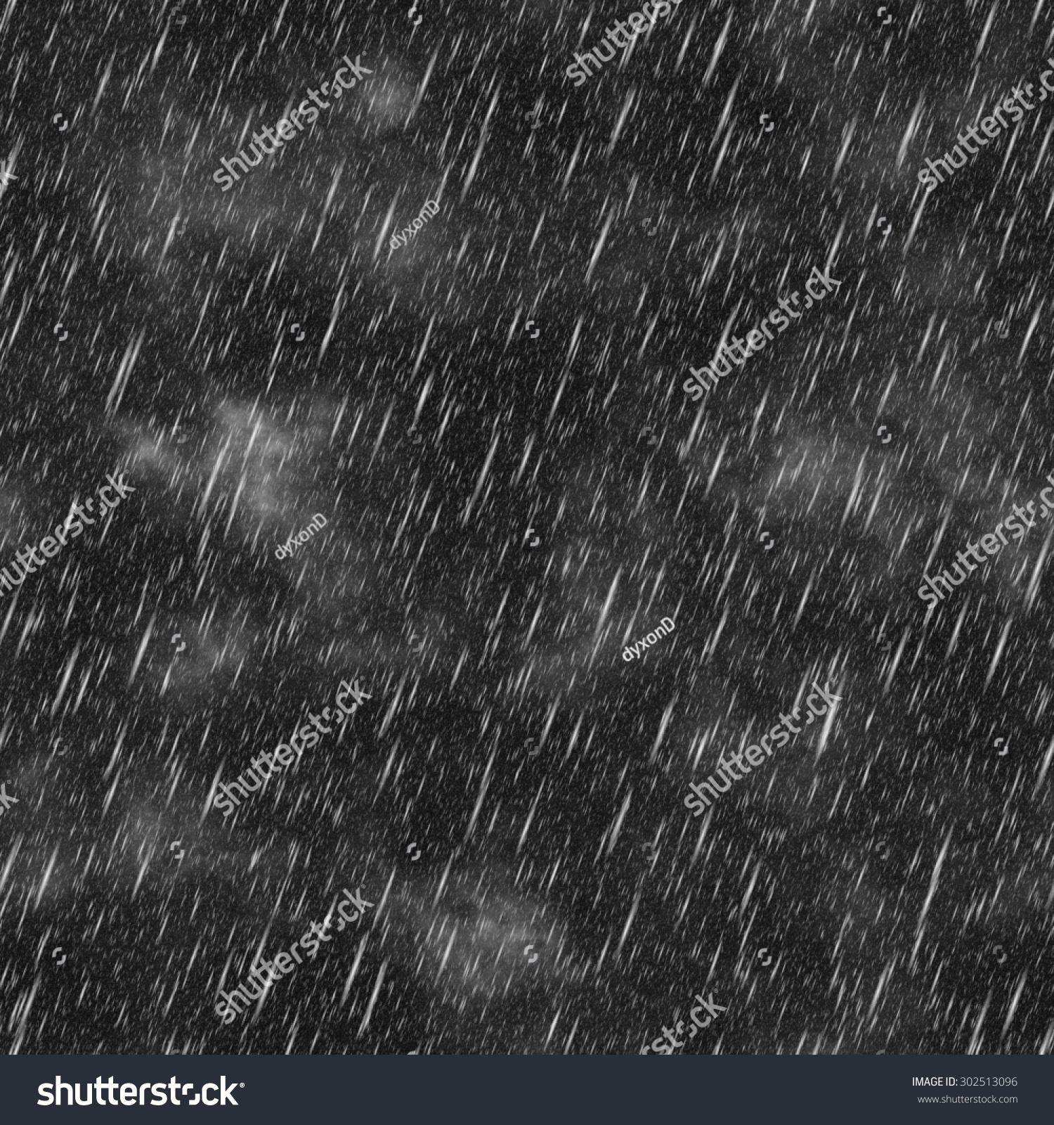 Abstract Black And White Rain. Cloudy Rainy Sky. Texture Background ...