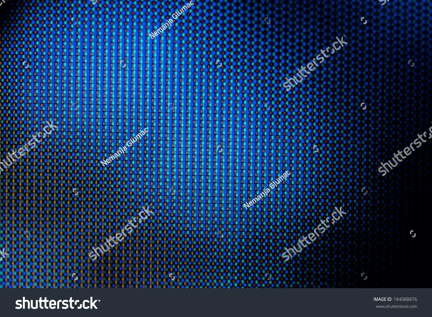 Abstract Blue Background Macro Shot Lcd Stock Photo 184088876 ...
