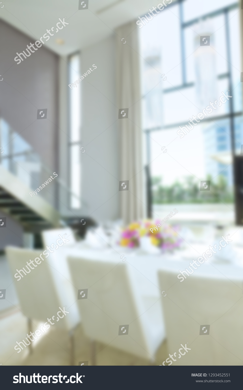 Abstract Blur Defocused Fine Dining Table Stock Photo Edit Now