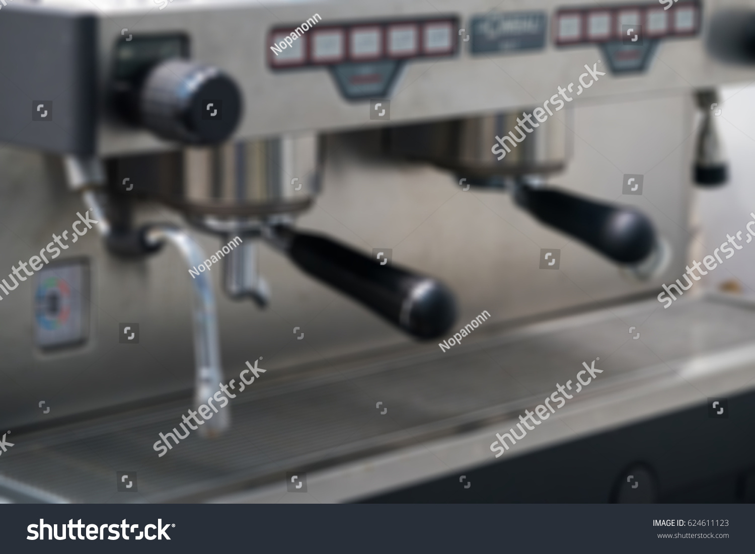 Abstract Blur Background Coffee Maker Stock Photo 624611123