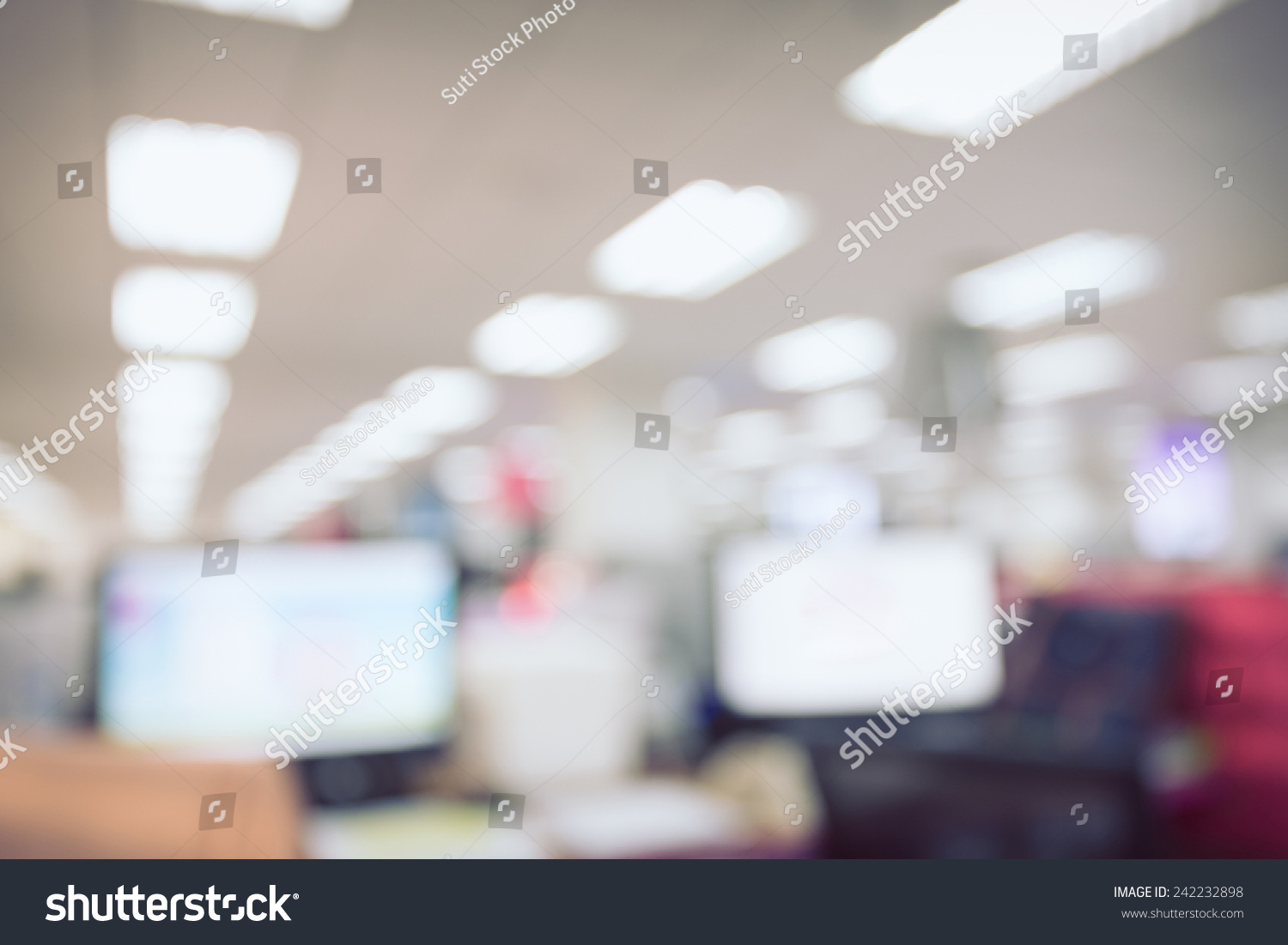 Abstract Blur Background Table Work Office Stock Photo 242232898