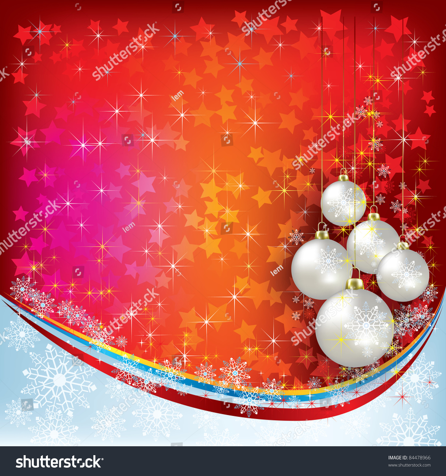 Abstract Greeting With Decorations Abstract Greeting With Pearl Decorations On
