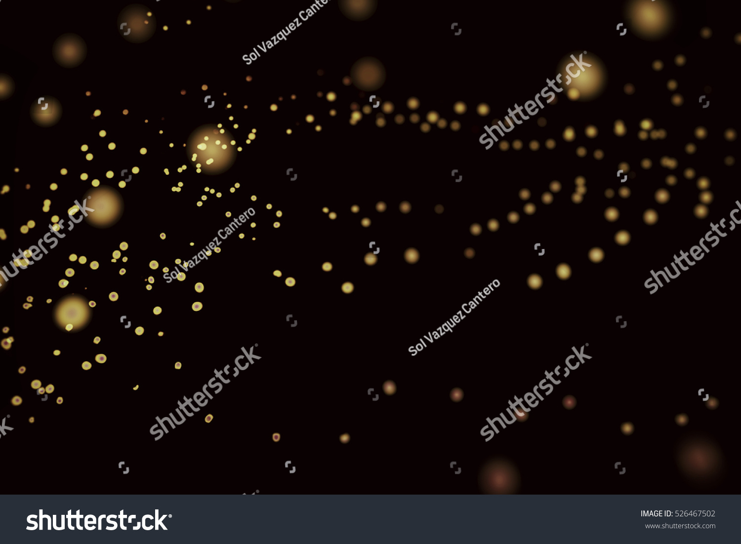 Abstract Christmas Light With Black Background Stock Photo 526467502 : Shutterstock