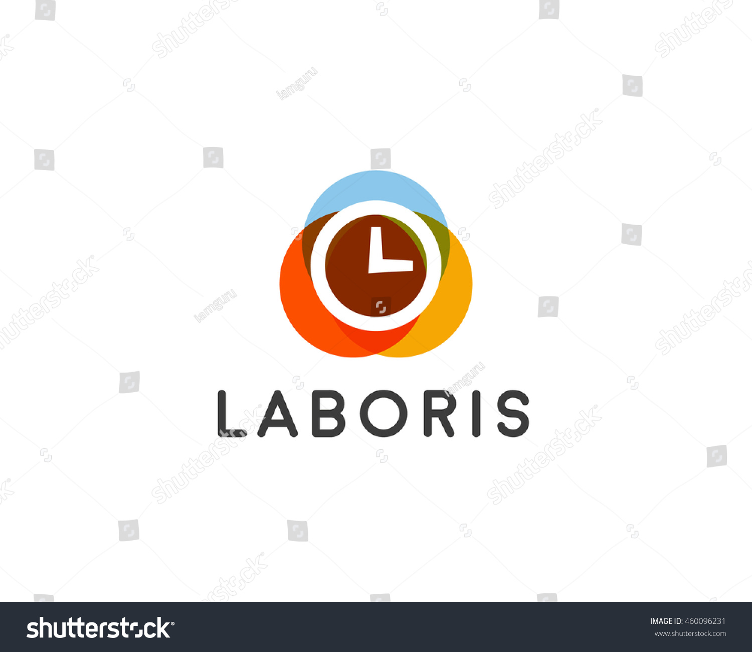 Abstract Clock Company Logo Design Template Stock Illustration 460096231 Shutterstock