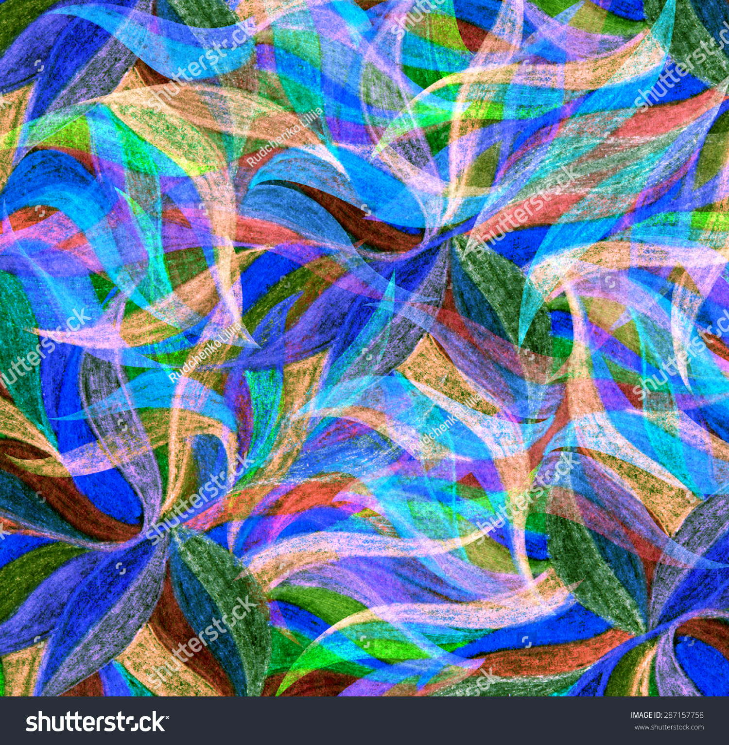 Abstract Color Pencil Draw Background Stock Photo 287157758 Shutterstock