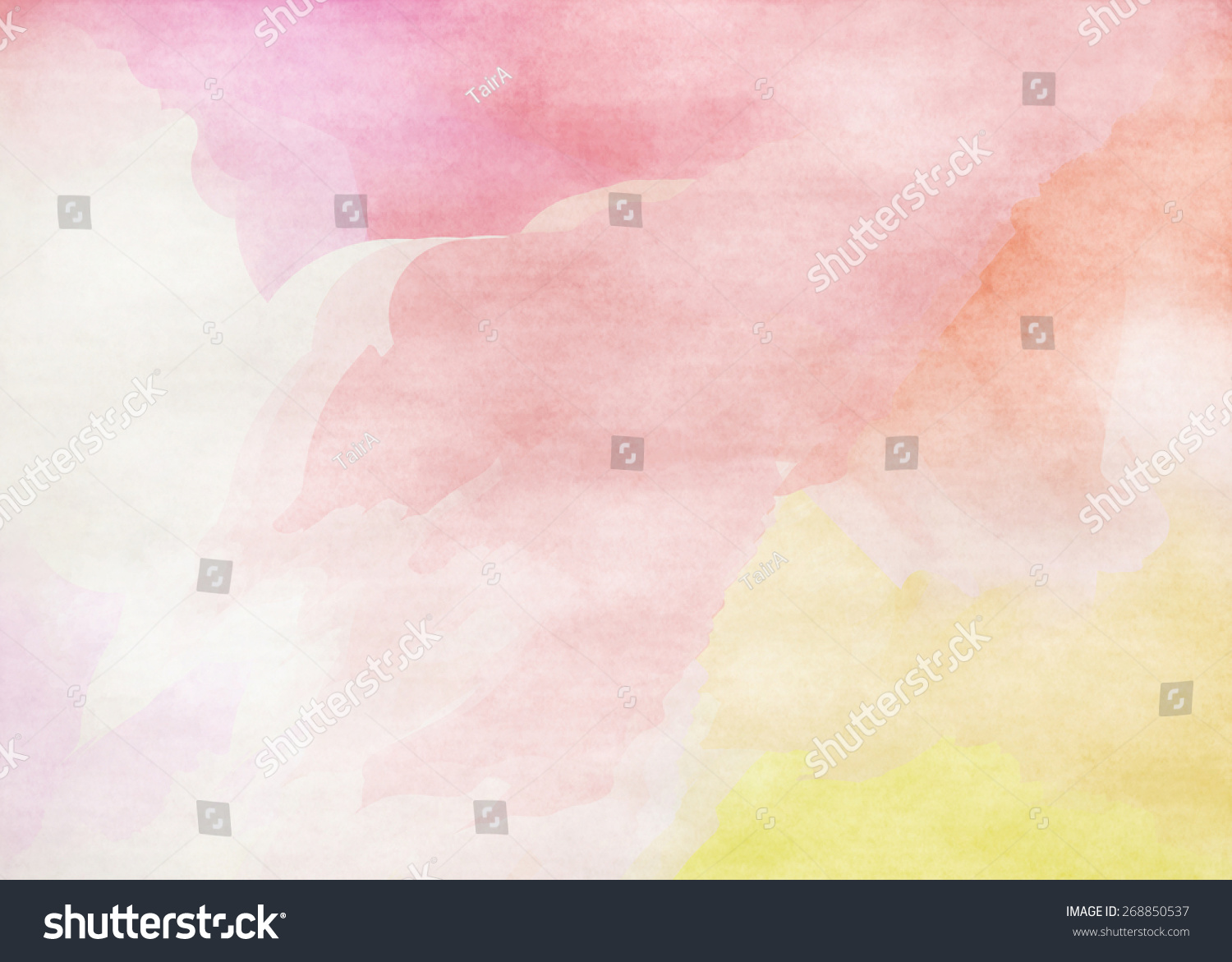 Abstract Colorful Watercolor Background Stock Illustration 268850537