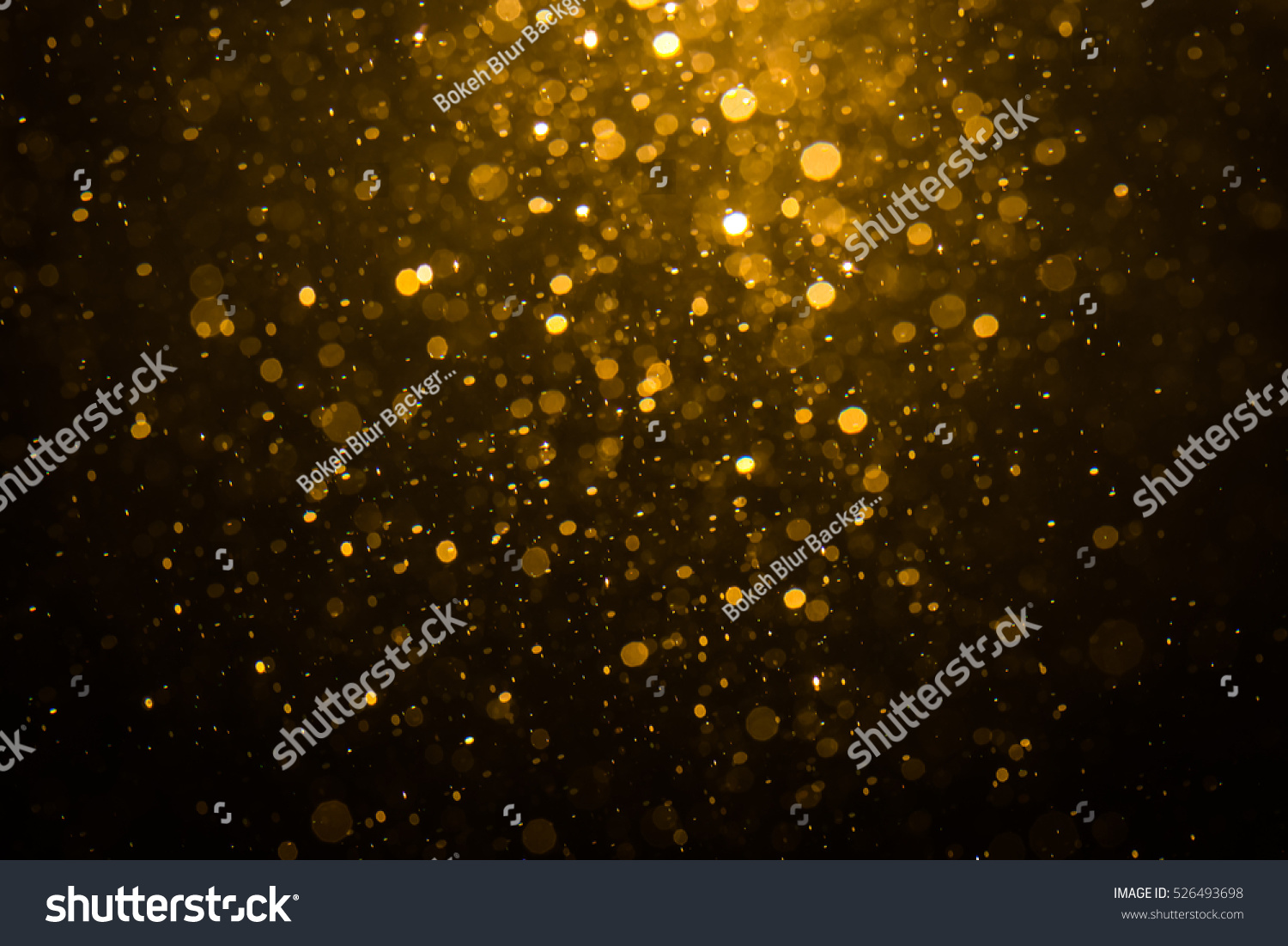 Abstract Gold Bokeh Black Background Stock Photo 526493698 - Shutterstock