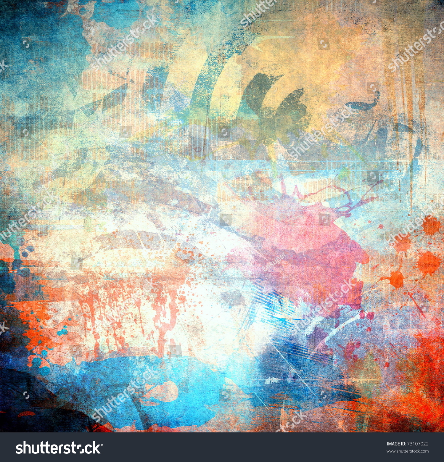 Abstract Grunge Background, Art Illustration - 73107022 : Shutterstock