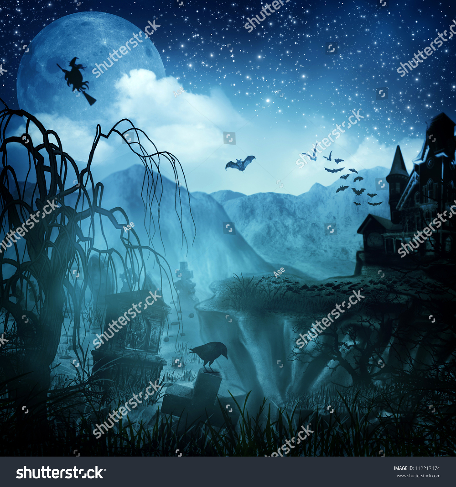 Abstract Halloween Backgrounds Your Design Stock Illustration 112217474