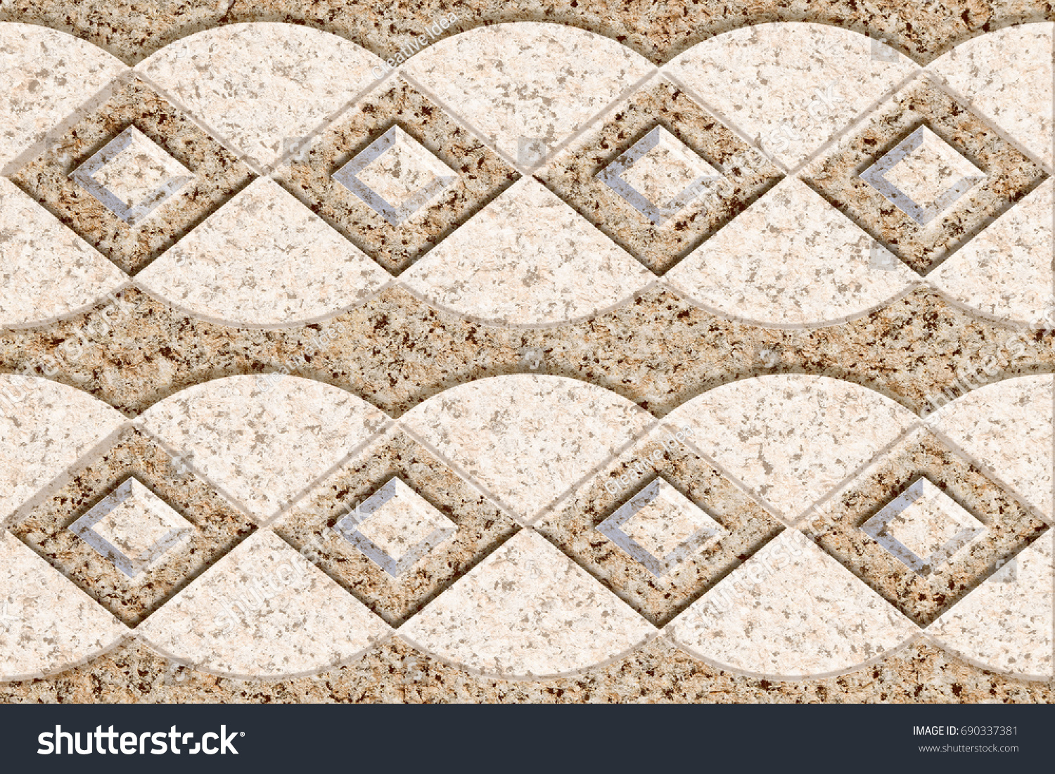 Abstract Home Decorative Wall Tiles Design Stock Illustration Abstract Home Decorative Wall Tiles Design Stock Illustration