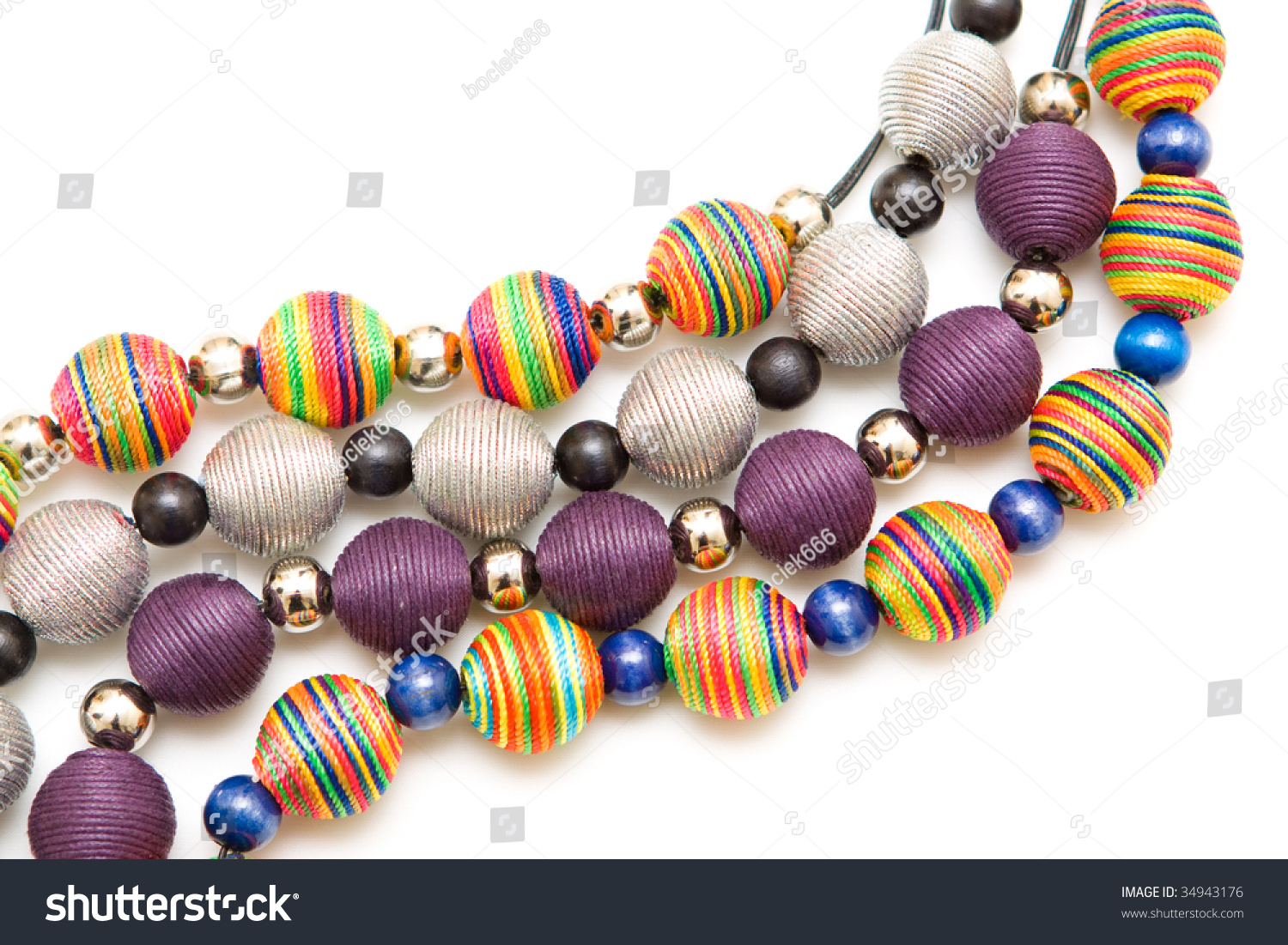 Abstract Jewellery And Beads Background Stock Photo 34943176 : Shutterstock