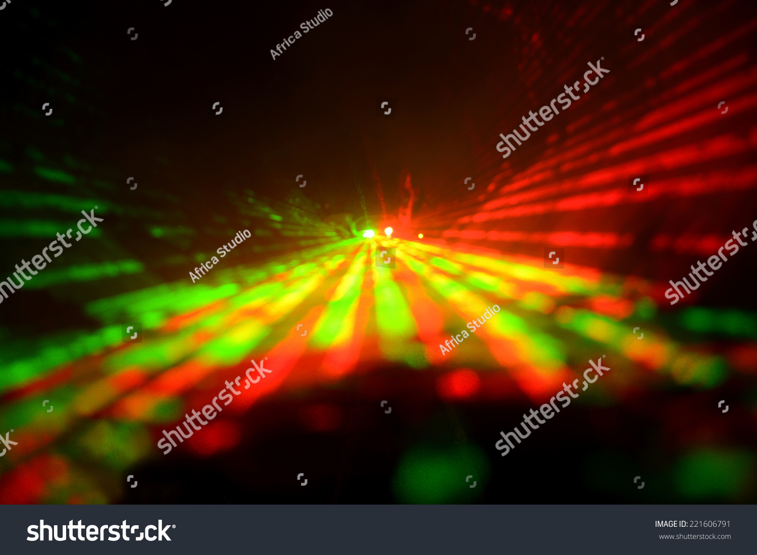 Abstract Laser Light On Black Background Stock Photo 221606791 ...