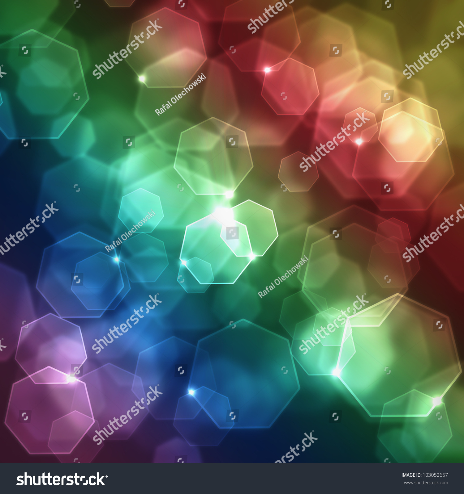 Abstract Multicolor Bokeh Background Stock Photo 103052657 : Shutterstock