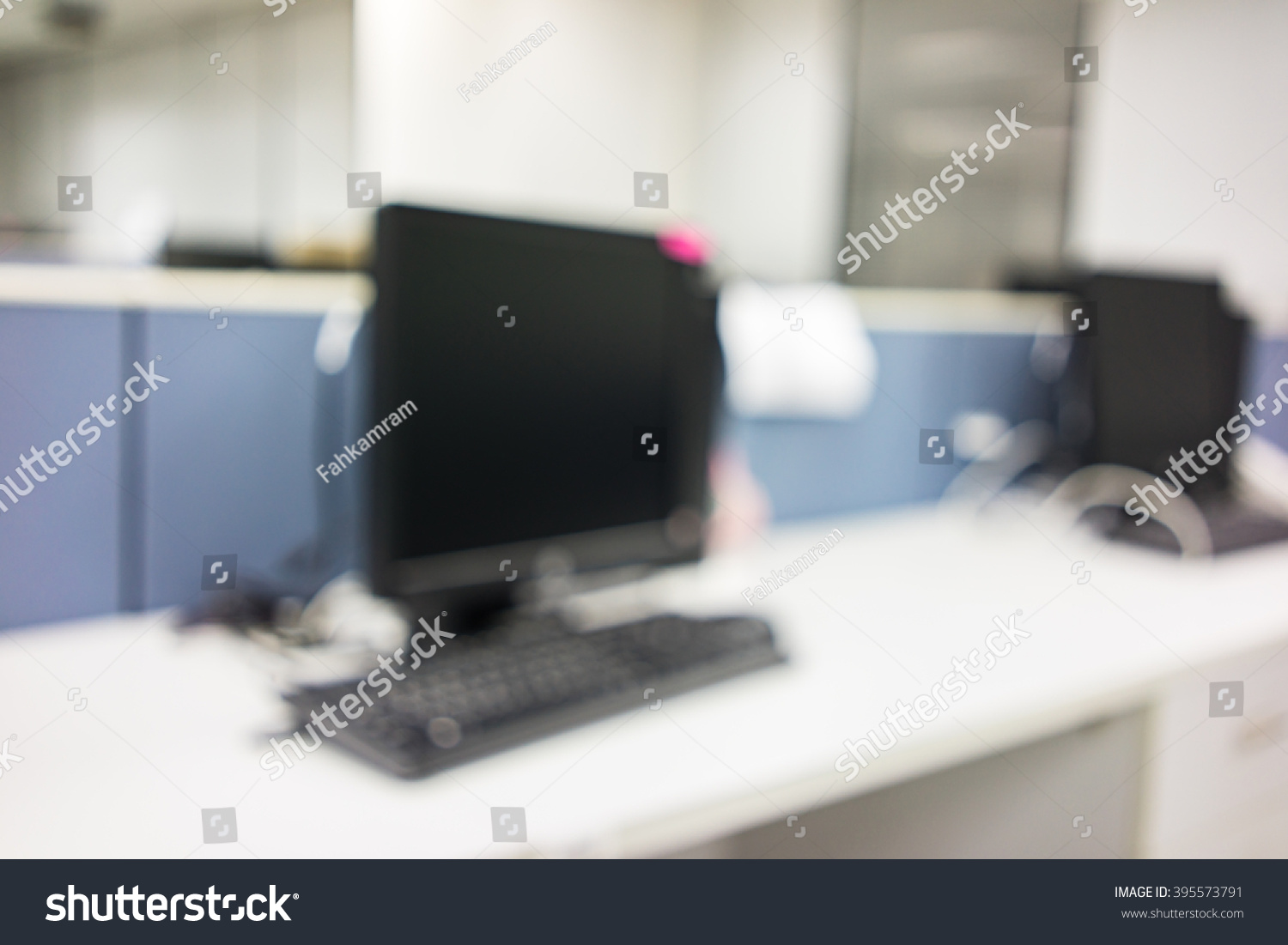 Abstract Office Blur Background Laptoppc Display Stock Photo 395573791  Shutterstock