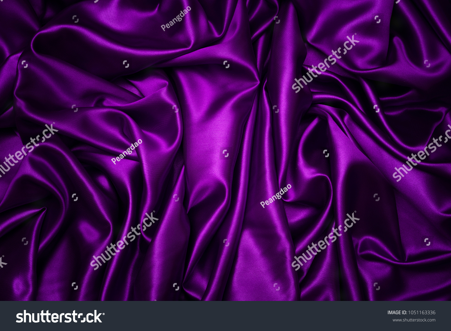 Abstract Purple Drapery Cloth Wave Dark Stock Photo Edit Now
