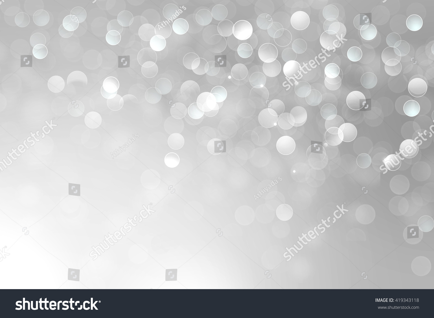 Abstract Silver Bokeh Background Stock Photo 419343118 : Shutterstock