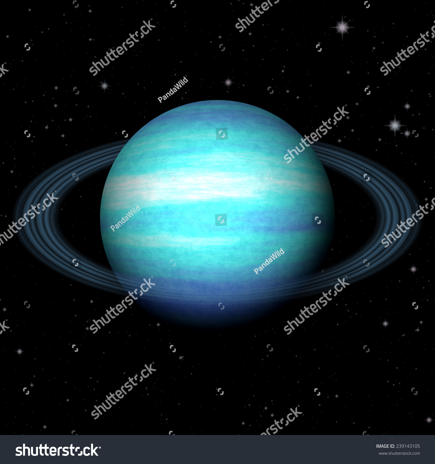 Abstract Uranus Planet Generated Texture Background Stock Illustration ...