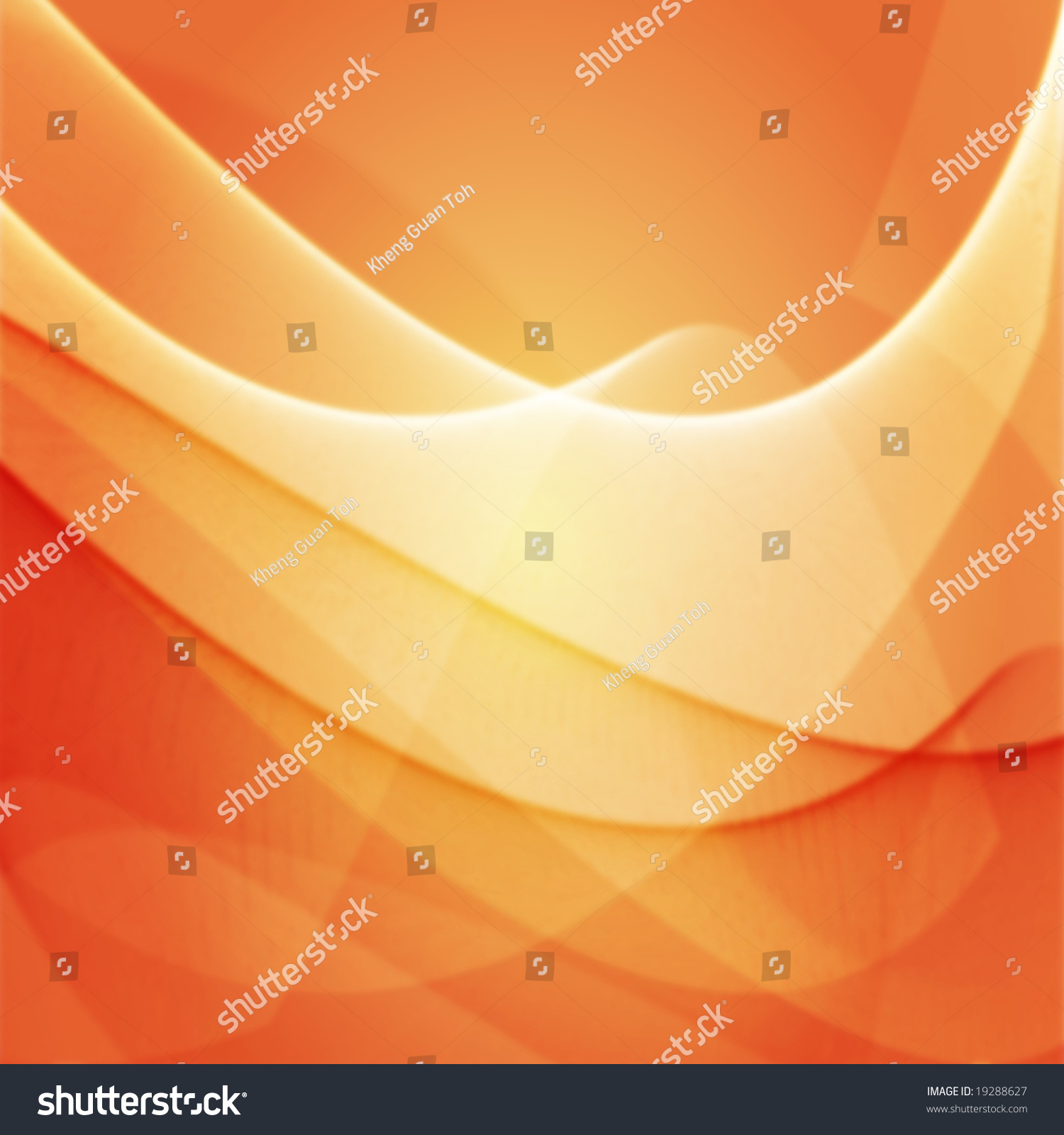 Abstract Wallpaper Illustration Wavy Flowing Energy Stock Illustration ...