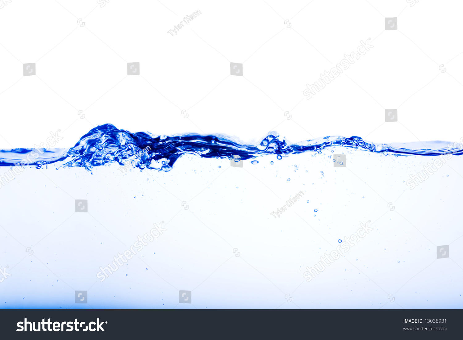 Abstract Water Flow Ripples Bubbles Stock Photo (Edit Now) 13038931