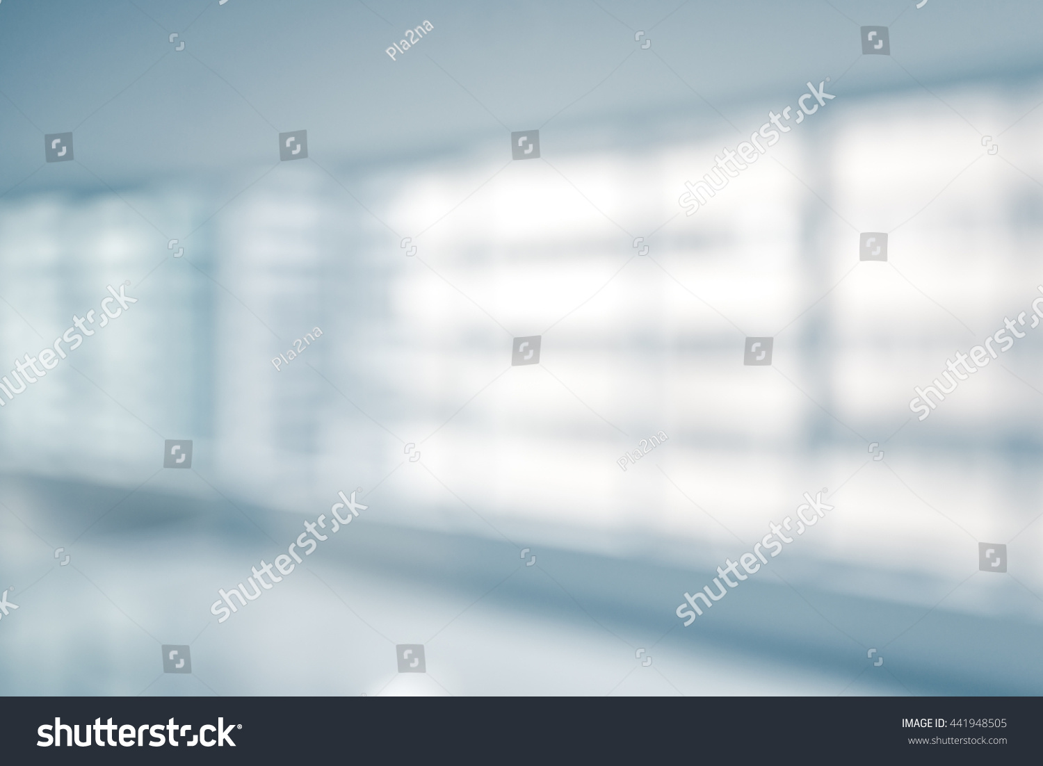 Abstract White Blur Background Building Hallway Stock Photo 441948505 ...