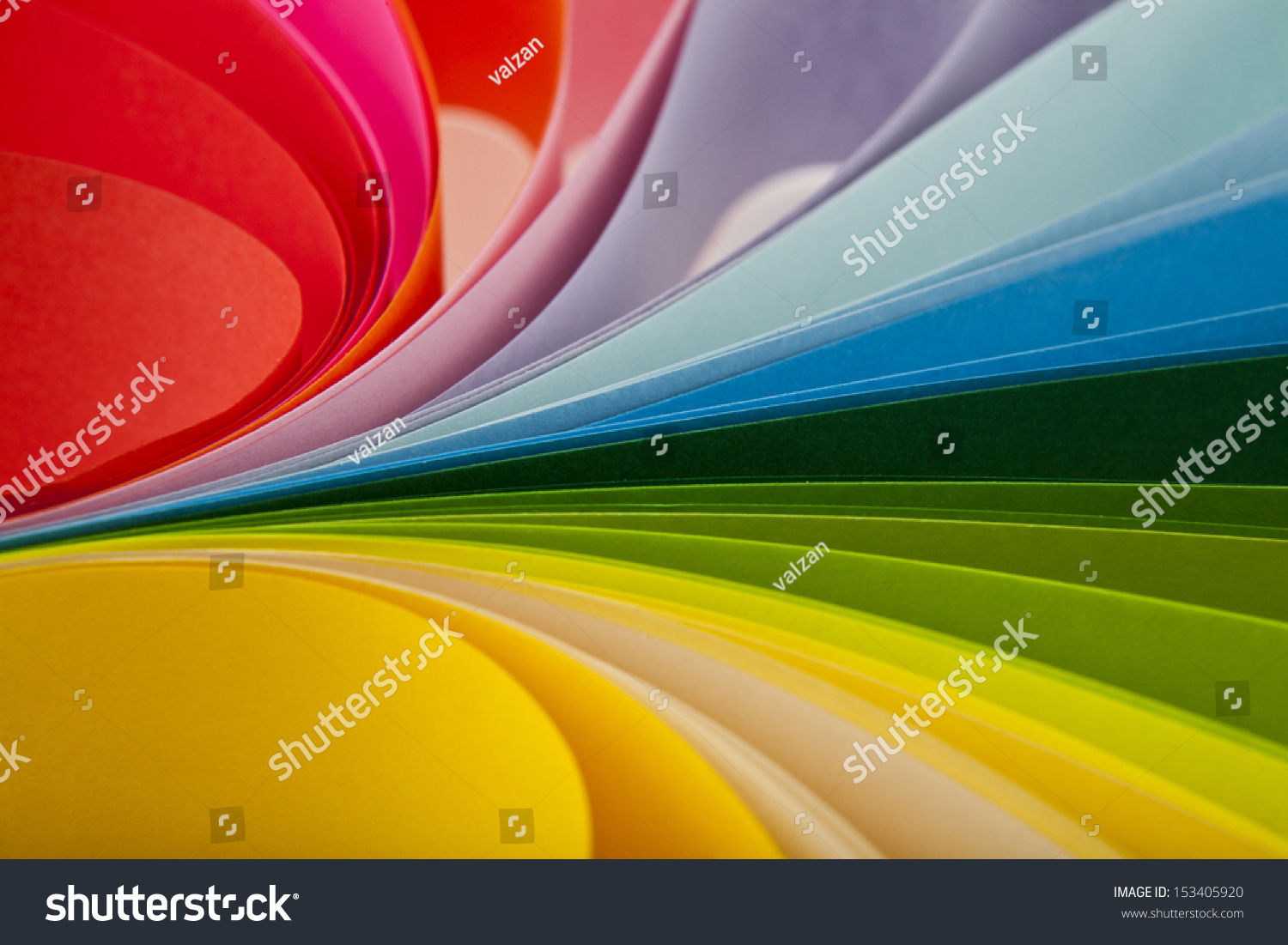 Abstraction From The Coloured Paper As A Background Stock Photo ...