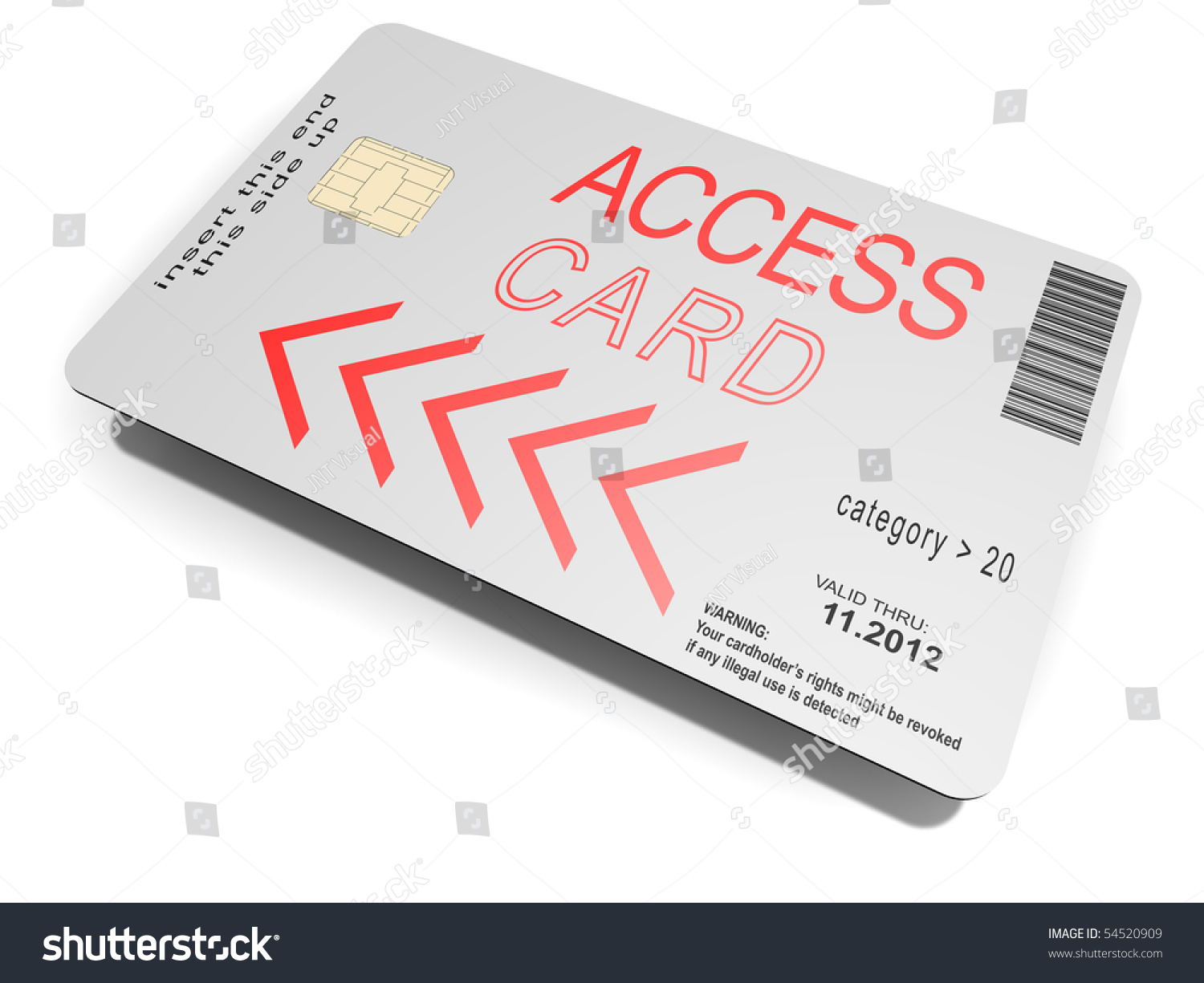 Access Card Stock Photo 54520909 : Shutterstock