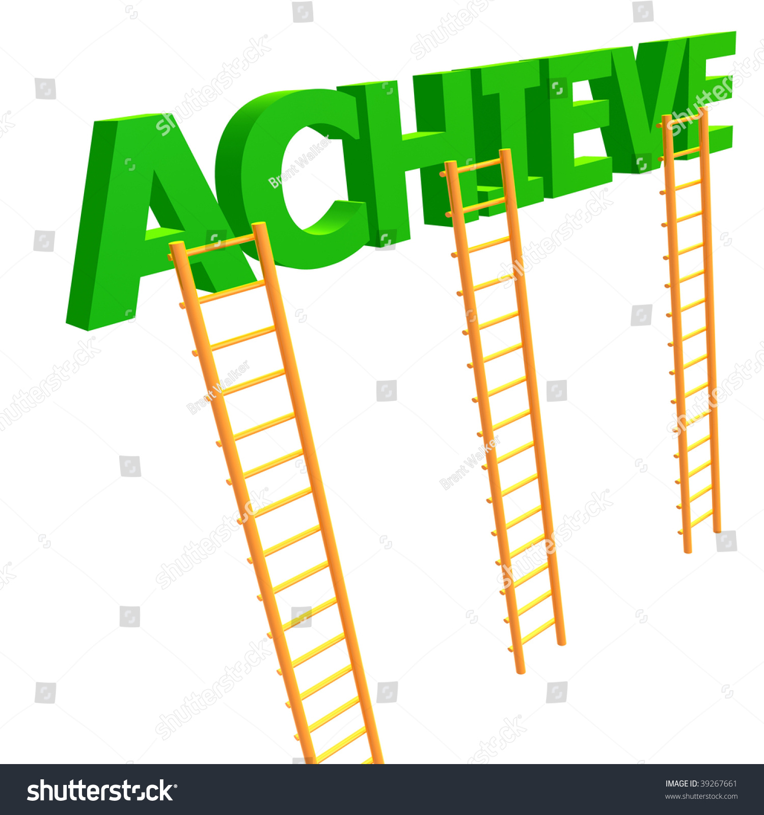 Achievement Ladder Illustration - 39267661 : Shutterstock