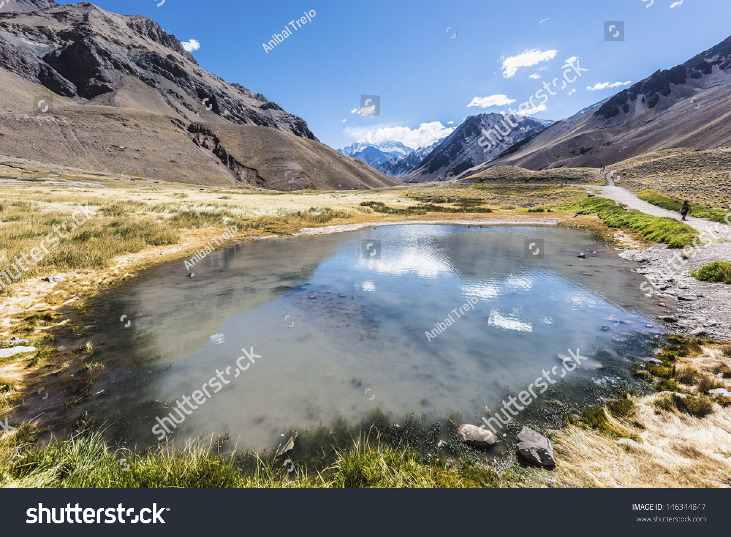 Aconcagua Highest Mountain Americas Located Andes Stock Photo Edit Now