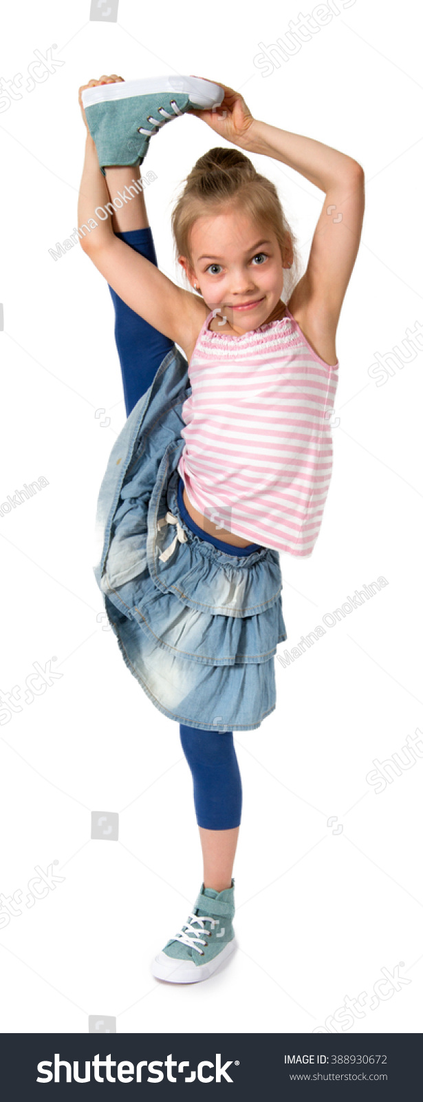 little girl jean skirts