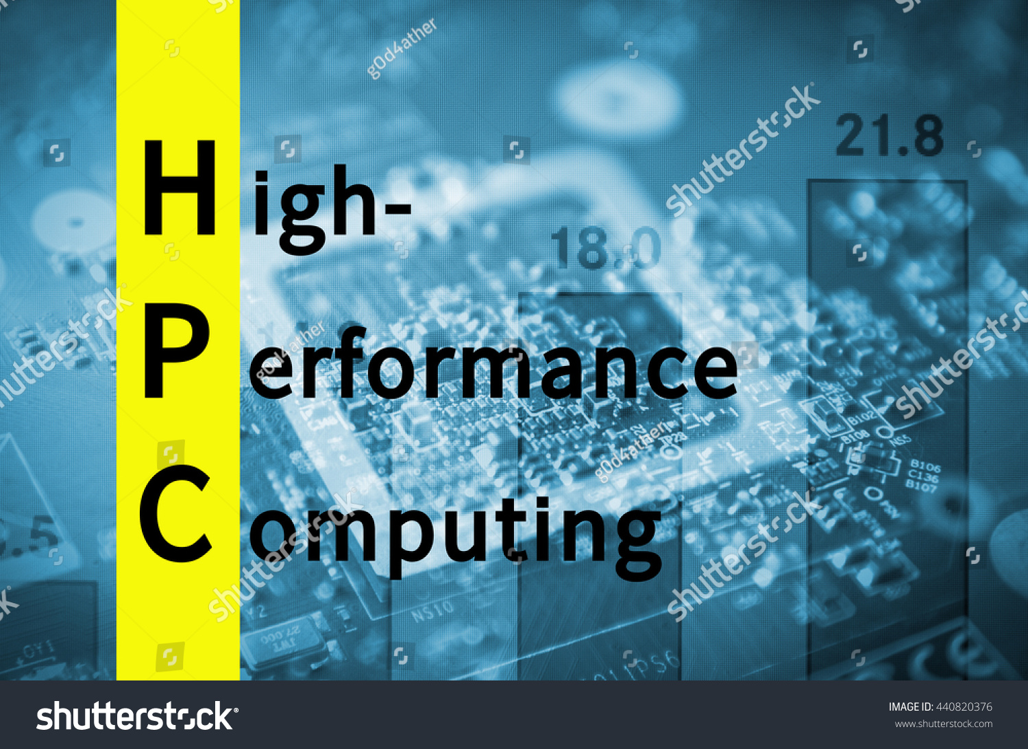 acronym-hpc-as-high-performance-computing-stock-photo-440820376