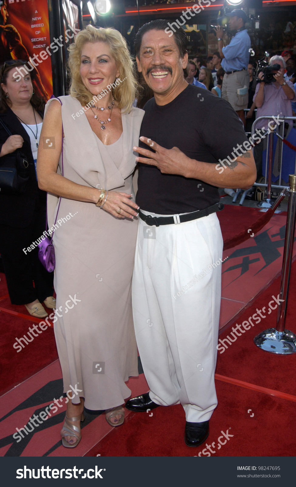 Actor Danny Trejo Wife World Premiere Stock Photo Edit Now 98247695