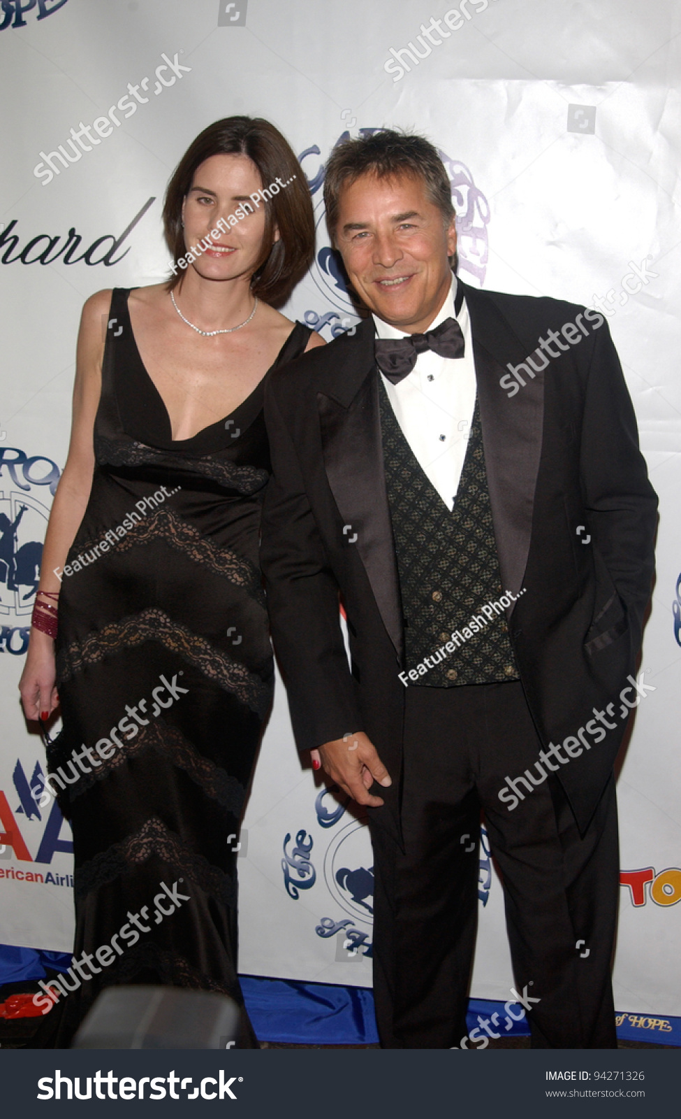 Actor Don Johnson & Wife At The 15th Carousel Of Hope Ball At The ...