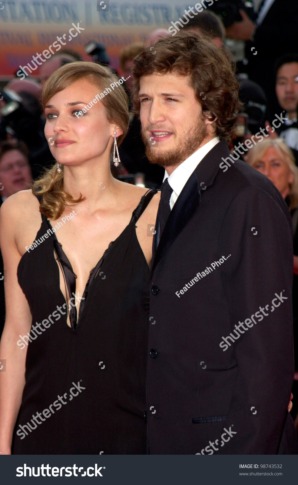 Actor Guillaume Canet Girlfriend Diane Kruger Stock Photo Edit Now