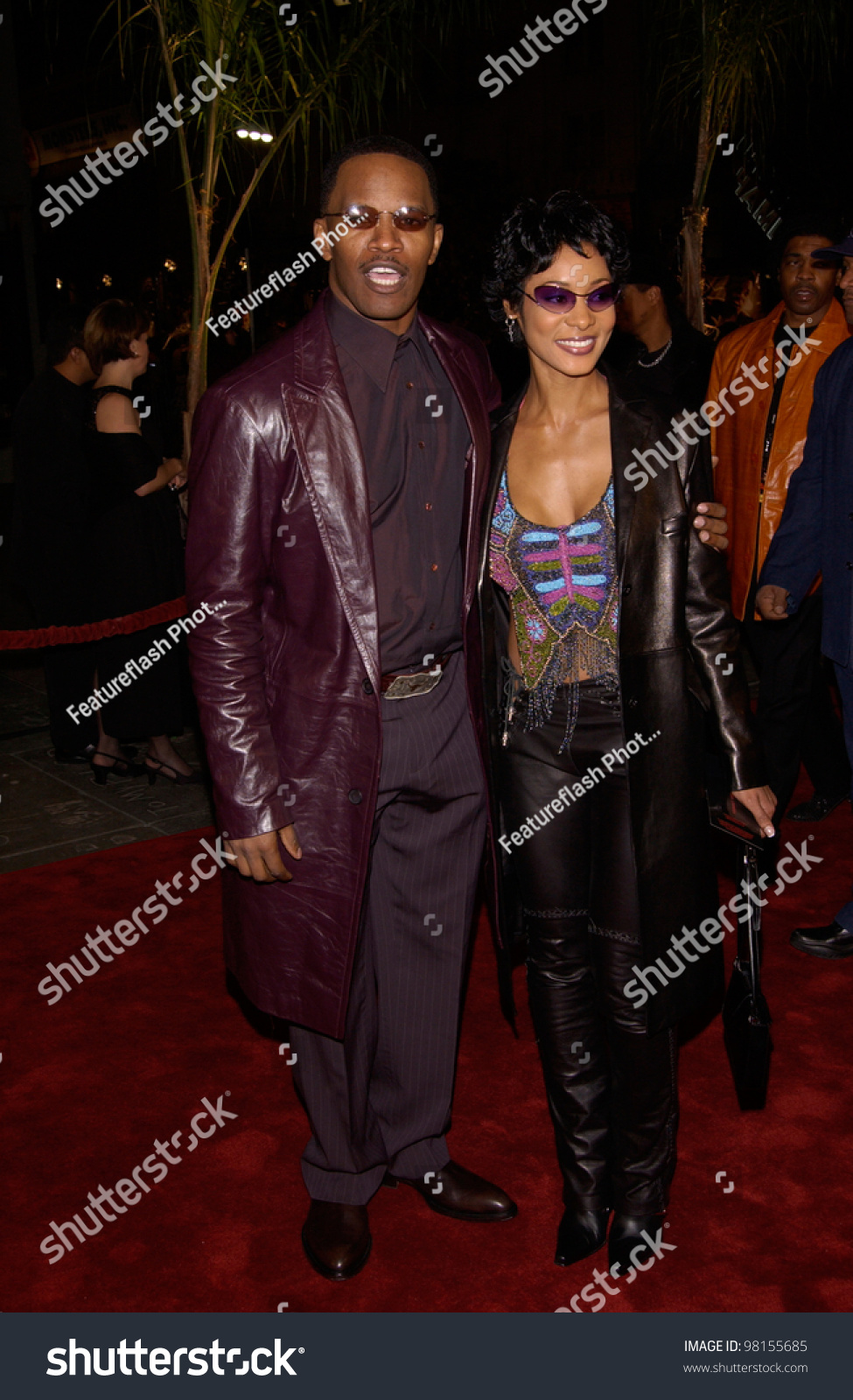 Actor Jamie Foxx Girlfriend Los Angeles Stock Photo Edit Now 98155685