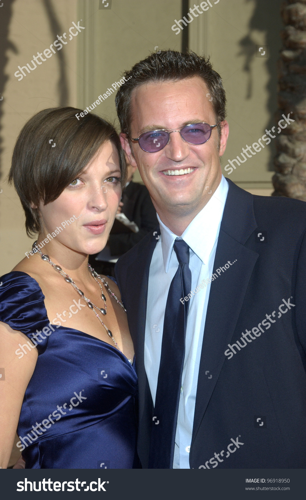 Actor Matthew Perry & Girlfriend Rachel Dunn At The 2004 Primetime ...