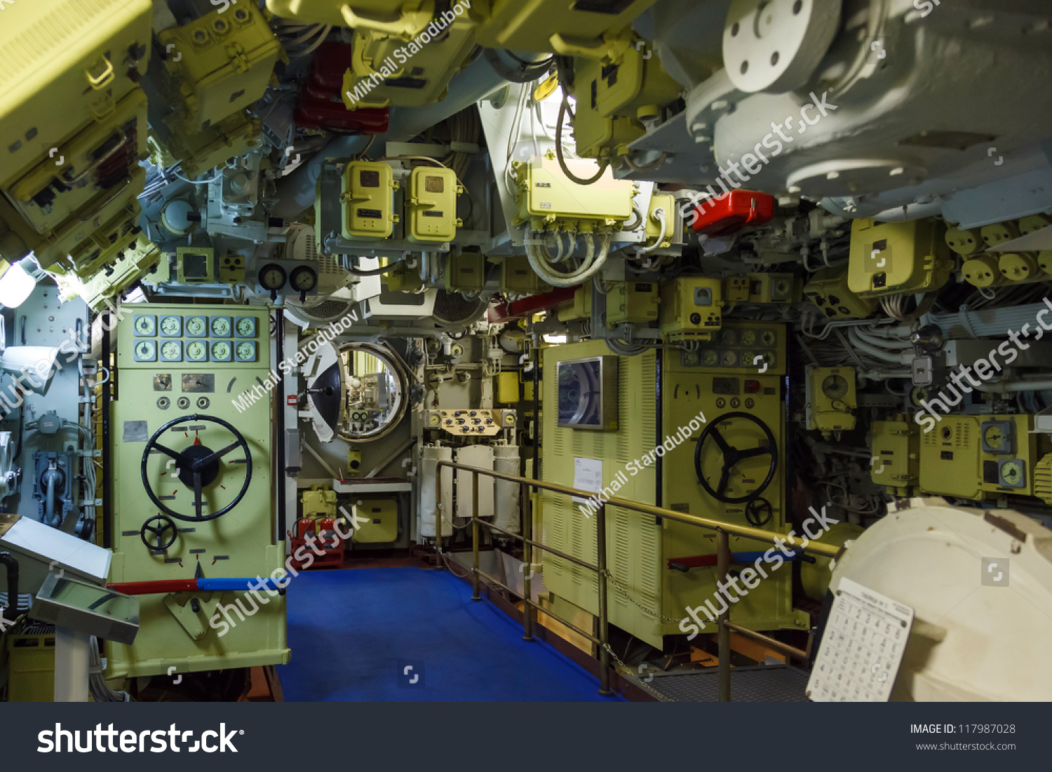 Actual Management Devices Diesel Submarine Battery Stock Photo ...