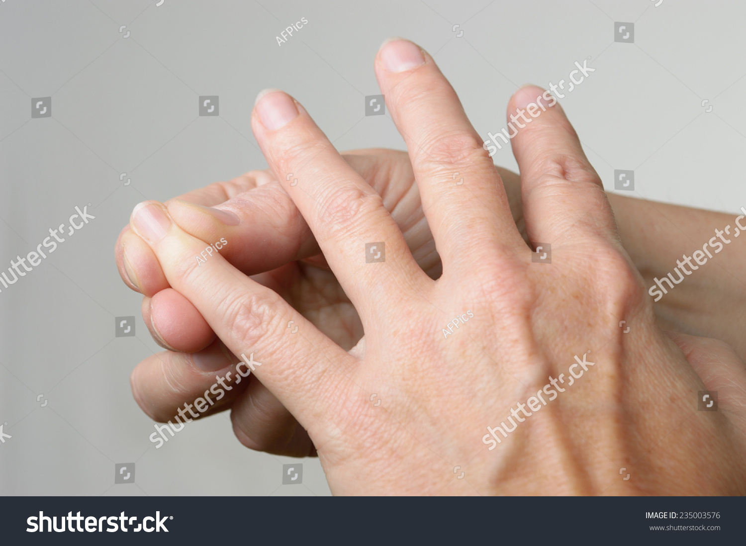 Acupressure Point Nausea Stock Photo 235003576 - Shutterstock