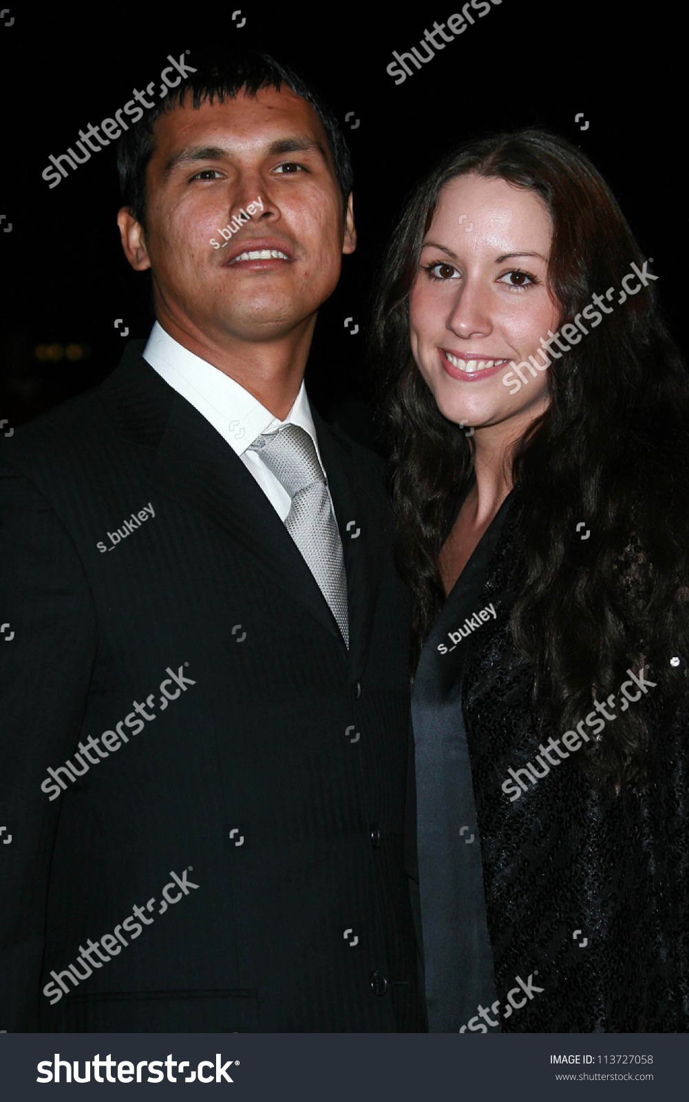 Adam Beach And Wife Tara At The 18th Annual International Palm Springs ...