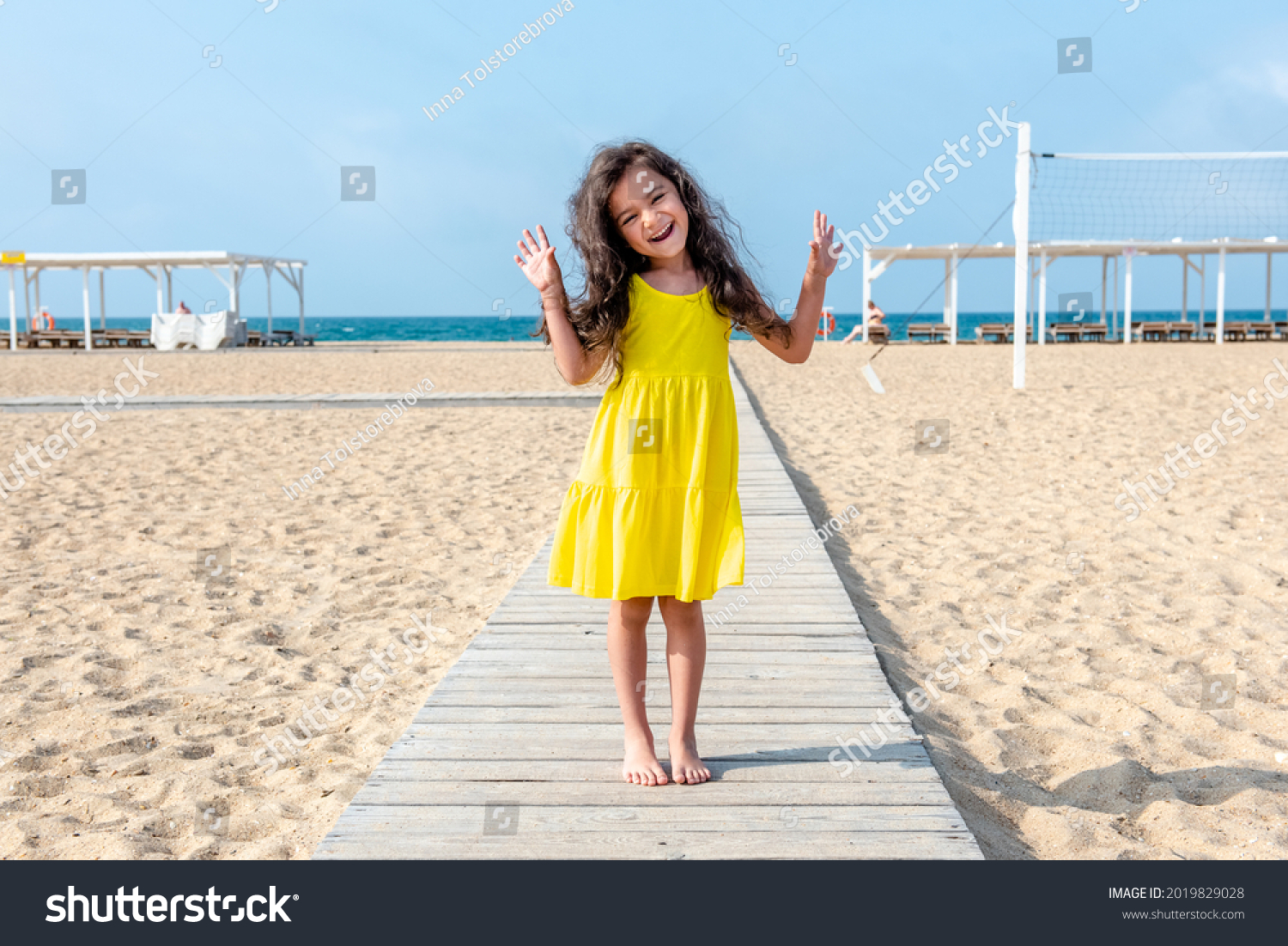 toddler white beach dress