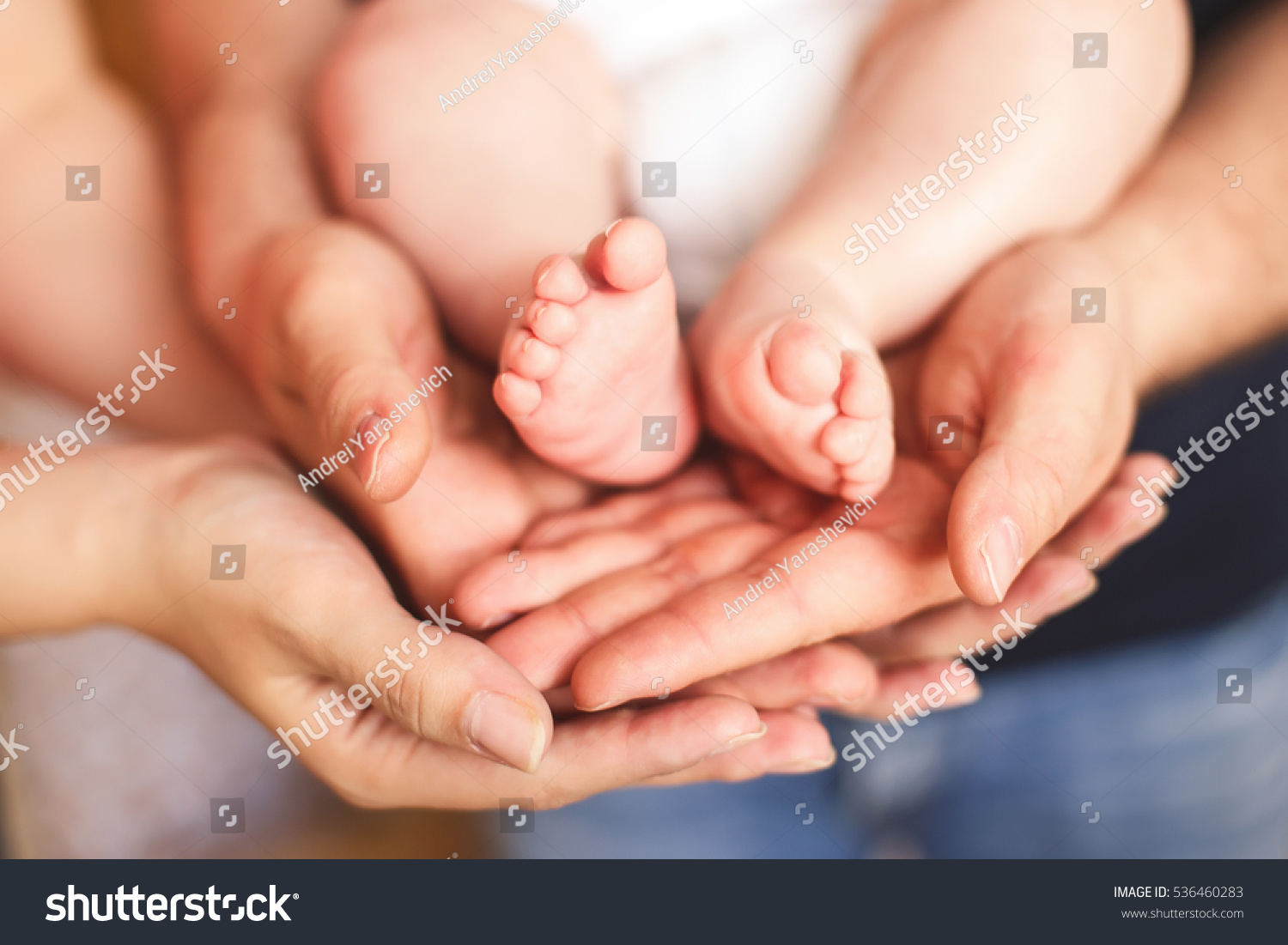 baby hands on adults