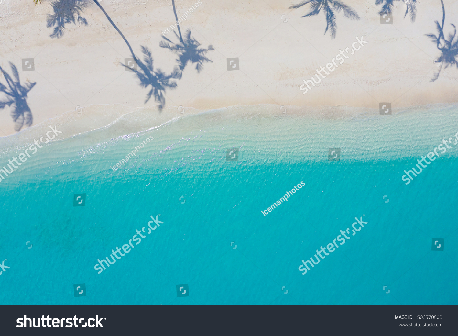 Aerial Beach Landscape Minimalist Beach View Stock Photo Edit Now 1506570800