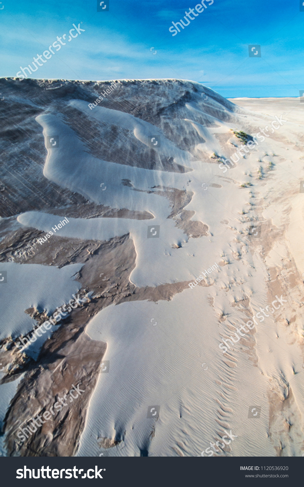 Aerial Athabasca Sand Dunes Provincial Park Stock Photo Edit Now